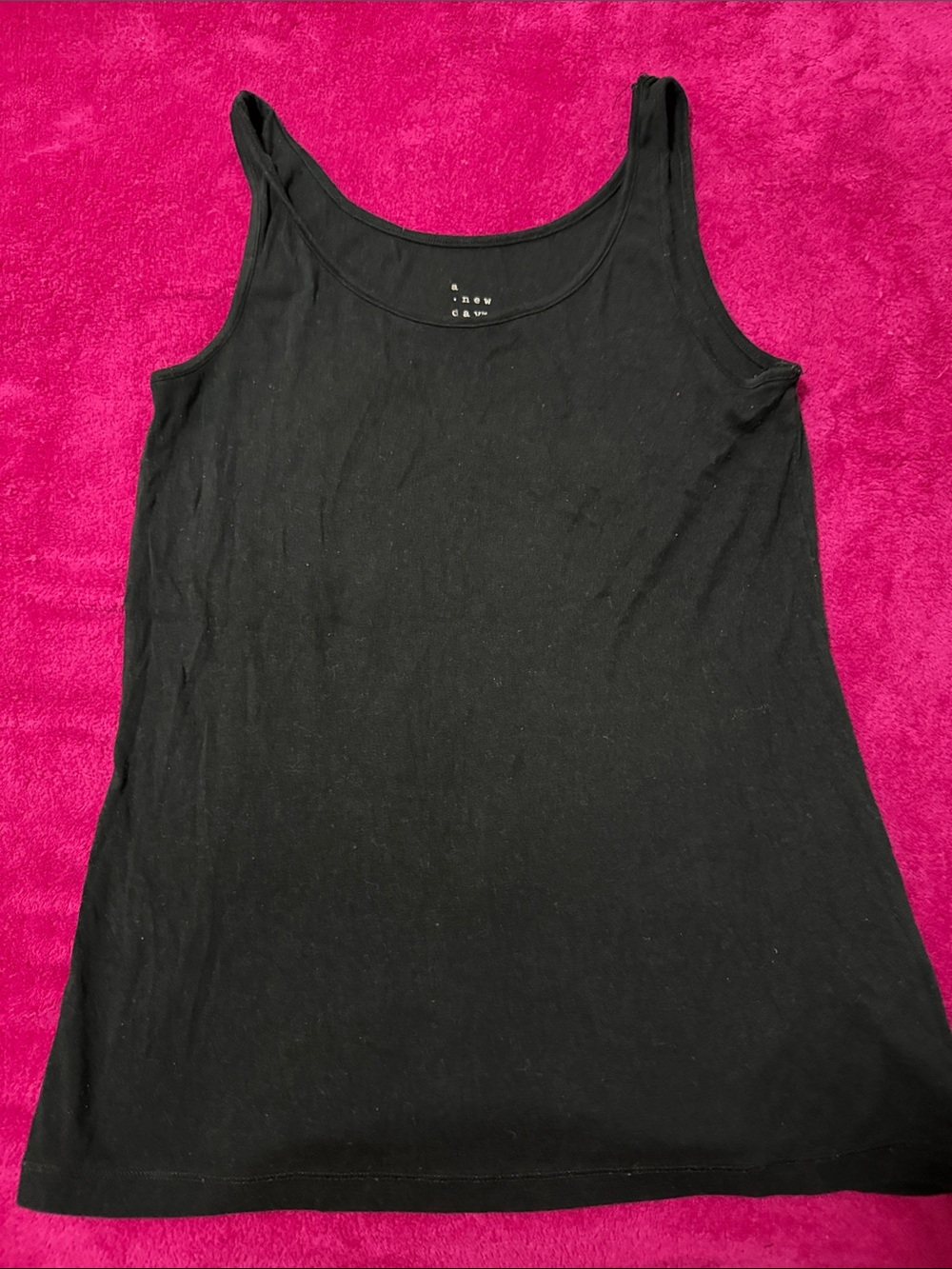 a new day Black Scoop Neck Tank Top